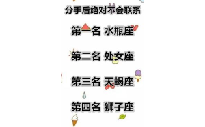 水瓶座對女朋友說分手是真的嗎