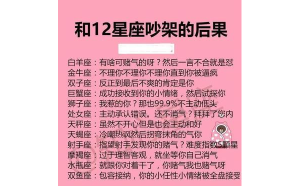 金牛白羊座會經(jīng)常吵架嗎