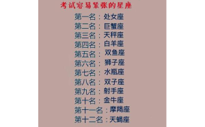 巨蟹座女生最近考試順利嗎