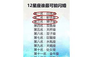 射手座女生會(huì)閃婚嗎