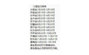 四月初十是雙子座嗎